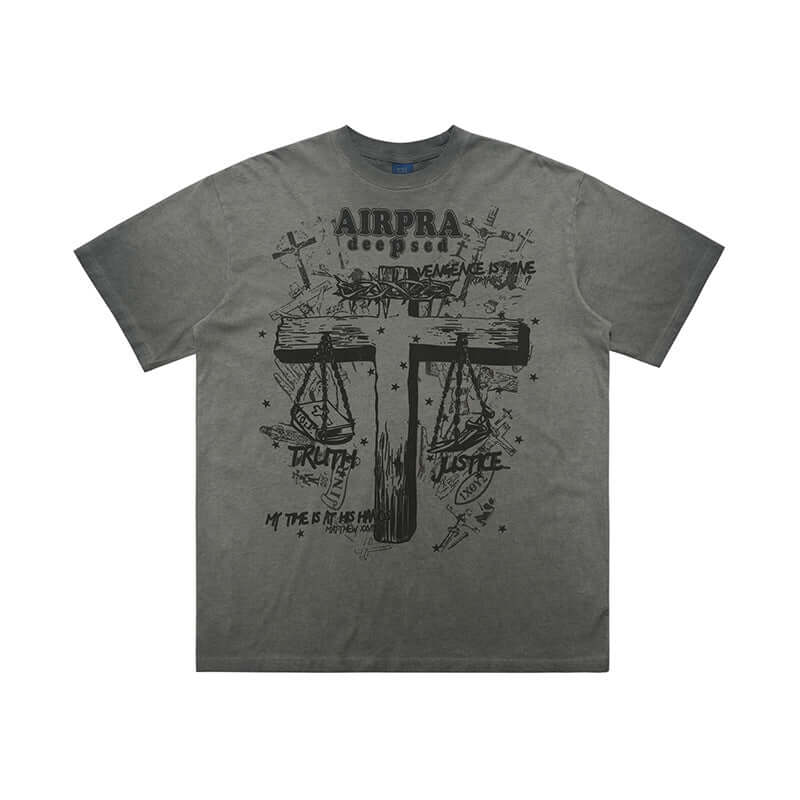 Printed Cotton Short-sleeved T-shirt Men's And Women's Bottoming Shirt Autumn And Winter eprolo