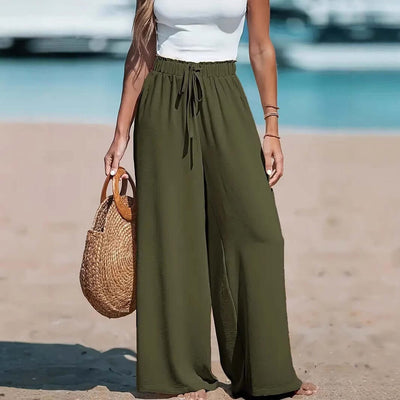 Women's Drawstring Loose Casual Wide-leg Trousers eprolo