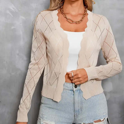 A Cold-themed Cardigan Top Dropshipman