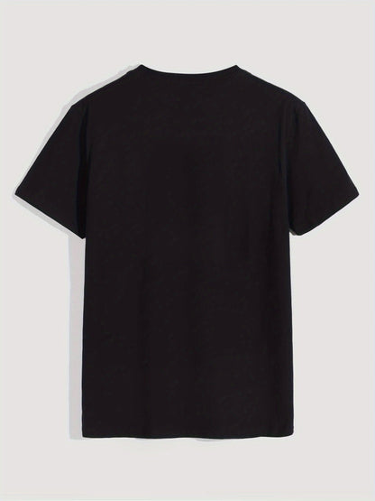 Letter RESPECT Pattern Printed Men's T-shirt, Patterned T-shirt Men's Summer Clothing, Men's Clothing eprolo