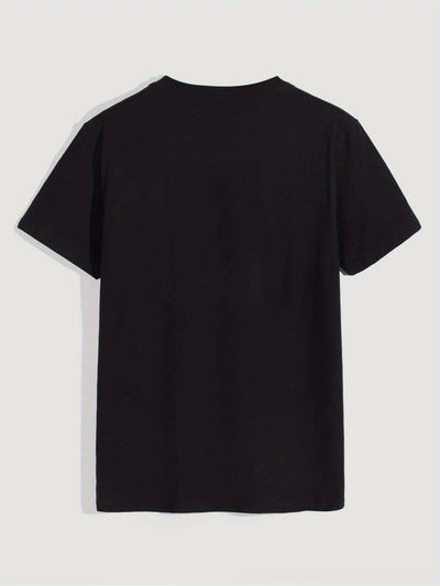 Letter RESPECT Pattern Printed Men's T-shirt, Patterned T-shirt Men's Summer Clothing, Men's Clothing eprolo
