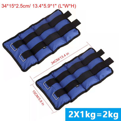 Ankle Wrist Leg Weights Straps Running Exercise Fitness Gym Strength Training UK eprolo