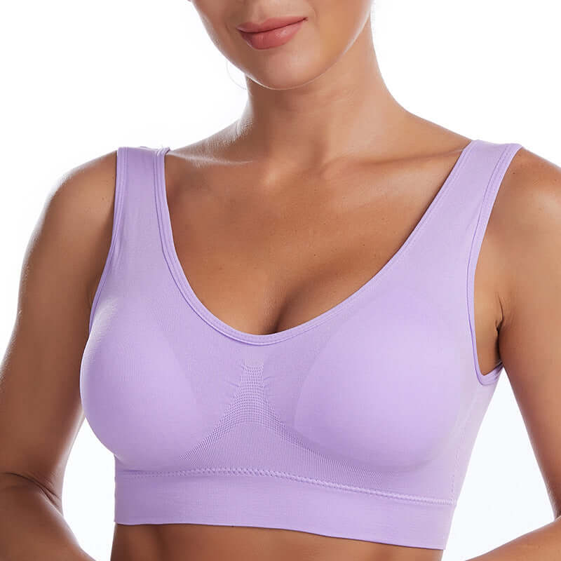 Women's Running Shockproof Gathering Sports Bra eprolo