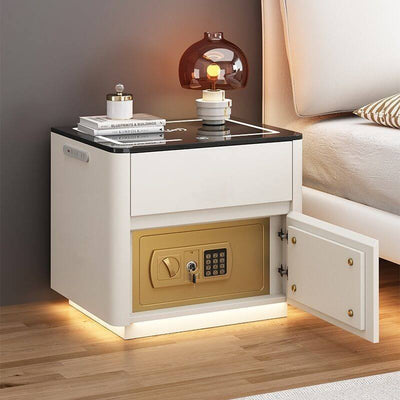 Home Bedroom Multi-functional Smart Safe Bedside Table Wireless Integrated Charging Safe eprolo