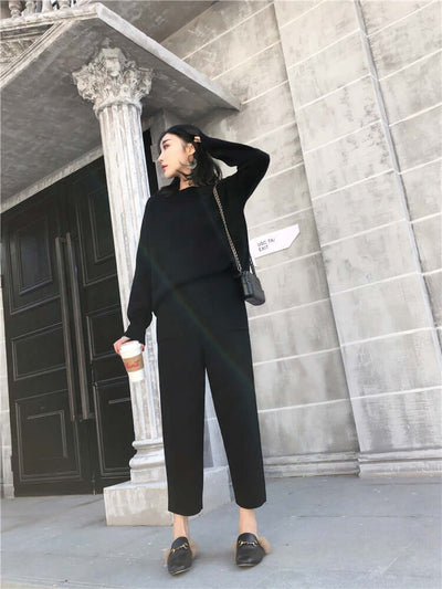 Thin Knit Pants Casual Pants Fashion Suit Women eprolo