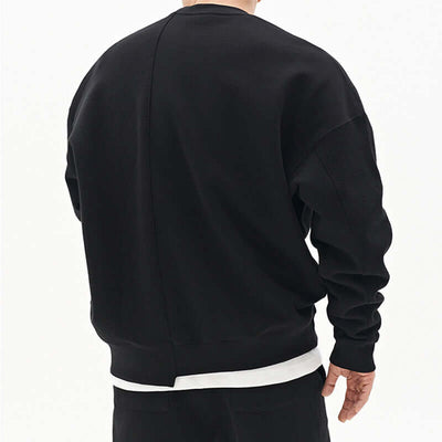 Pullover Round Neck Sweater Loose Men Clothes Astrazona
