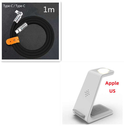 3 In 1 Fast Charging Station Wireless Charger Stand Wireless Quick Charge Dock For Phone Holder eprolo