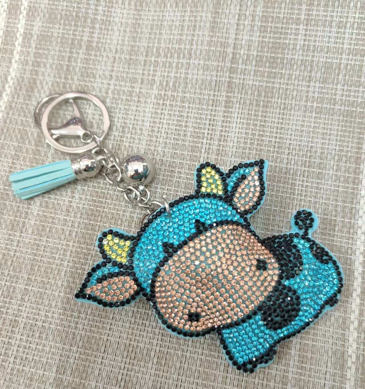 Flannel Diamond Keychain Zodiac Accessories eprolo