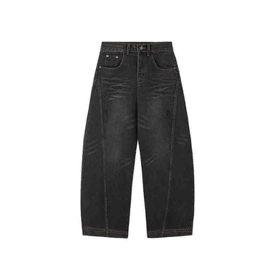 Retro Jeans Loose Straight Drooping Wide Leg Pants eprolo