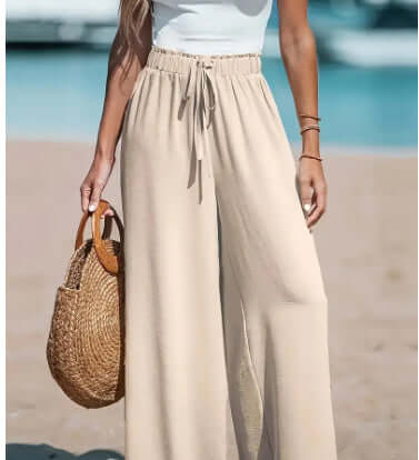 Women's Drawstring Loose Casual Wide-leg Trousers eprolo