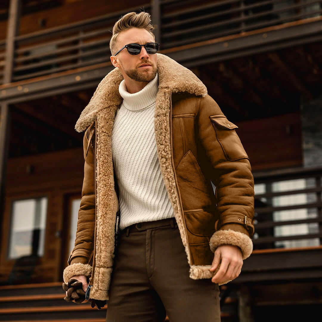 Winter Jacket Mens Military Fleece Warm Jackets Male Fur Collar Coats Army Tactical Jacket Astrazona