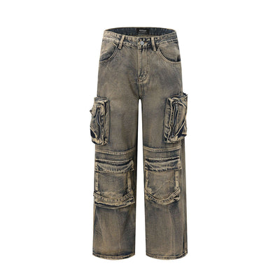 Men's Multi-pocket Loose Wide-leg Pants eprolo