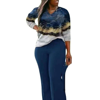 Independent Station Ladies Fashion Casual Printing Suit eprolo
