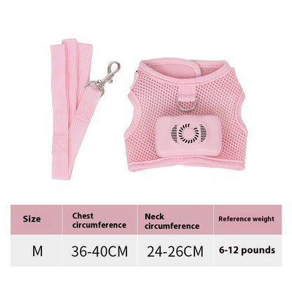 Pets Dog Vest Chest Strap Harness Air Conditioner Cooling And Breathable With Air Conditioner Pet Products eprolo