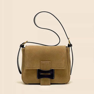 Dull Polish Genuine Leather Shoulder Messenger Bag eprolo