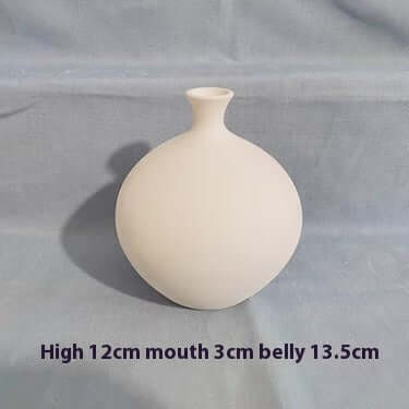 High White Billet Vase Painted DIY eprolo