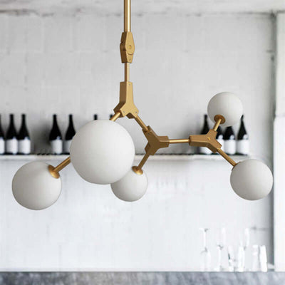 Dining Lamp Bedroom Bar Designer Magic Bean Chandelier eprolo
