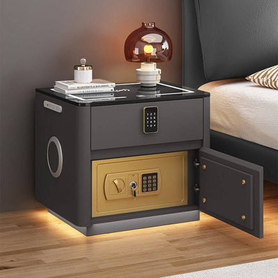 Home Bedroom Multi-functional Smart Safe Bedside Table Wireless Integrated Charging Safe eprolo
