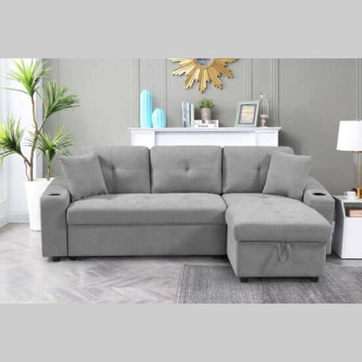 Convertible Sectional Sofa With Armrest Storage eprolo