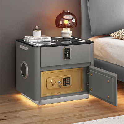 Home Bedroom Multi-functional Smart Safe Bedside Table Wireless Integrated Charging Safe eprolo