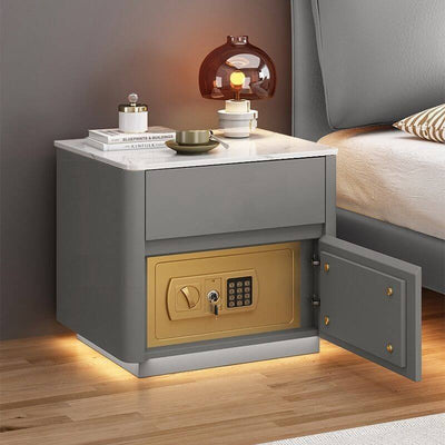Home Bedroom Multi-functional Smart Safe Bedside Table Wireless Integrated Charging Safe eprolo