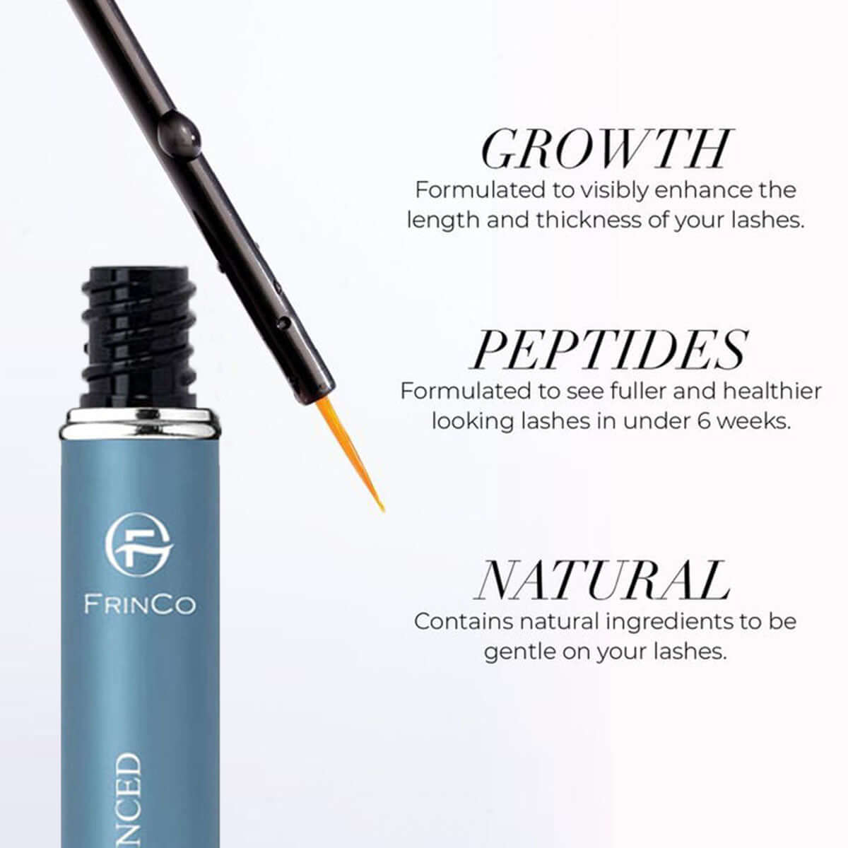 Advanced Eyelash Enhancing Serum, Eyelash Conditioner For Promoting Fuller & Thicker Looking Lashes, Eyelash And Brow Growth Serum, 5ml eprolo