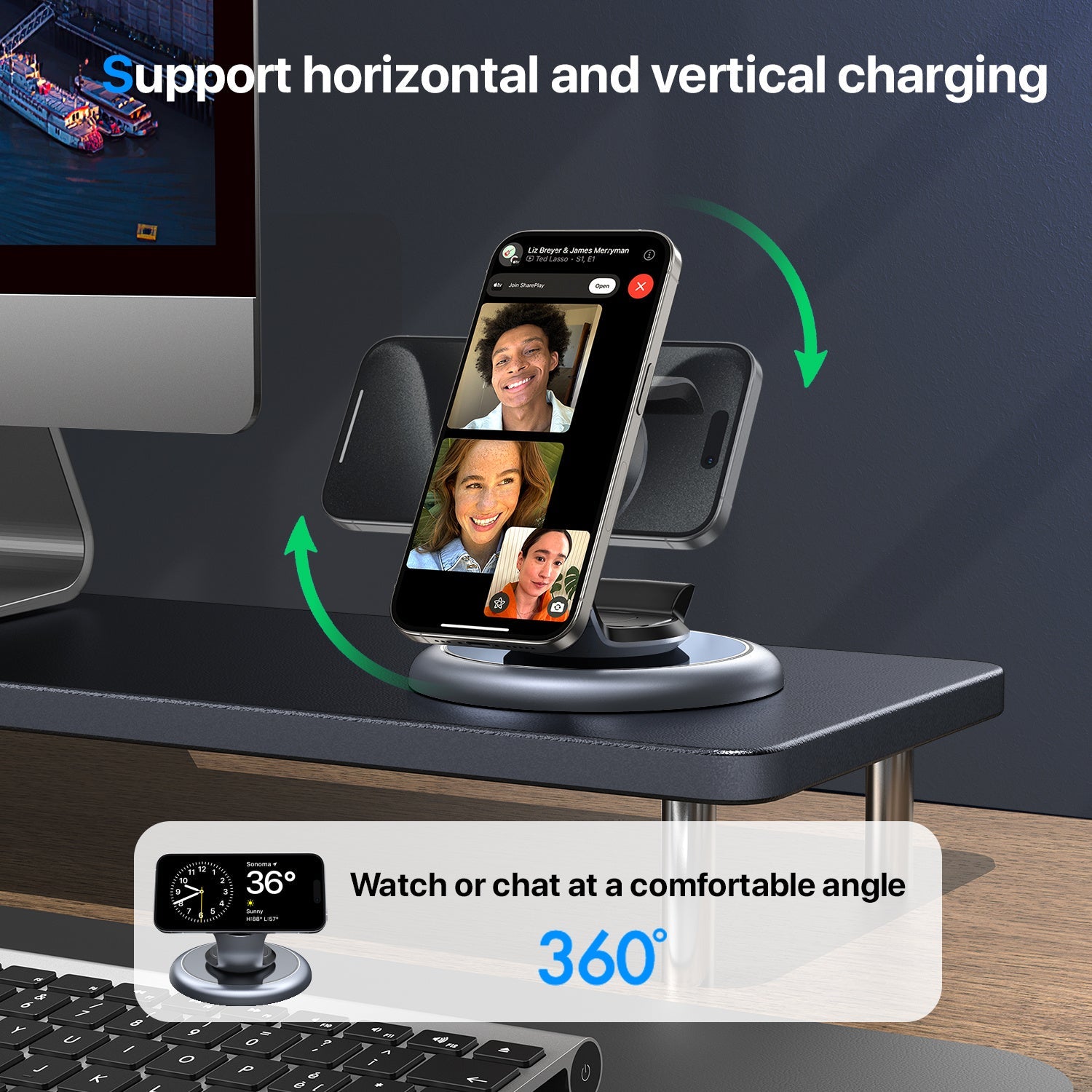 3-in-1 Magsafe Charger Wireless Charging Station For Multiple Devices eprolo