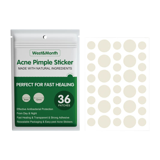 West&Month Liquid Absorbent Acne Patch Invisible Makeup Artificial Skin Repair Essential Oil Waterproof Concealer Acne Patch Breathable eprolo