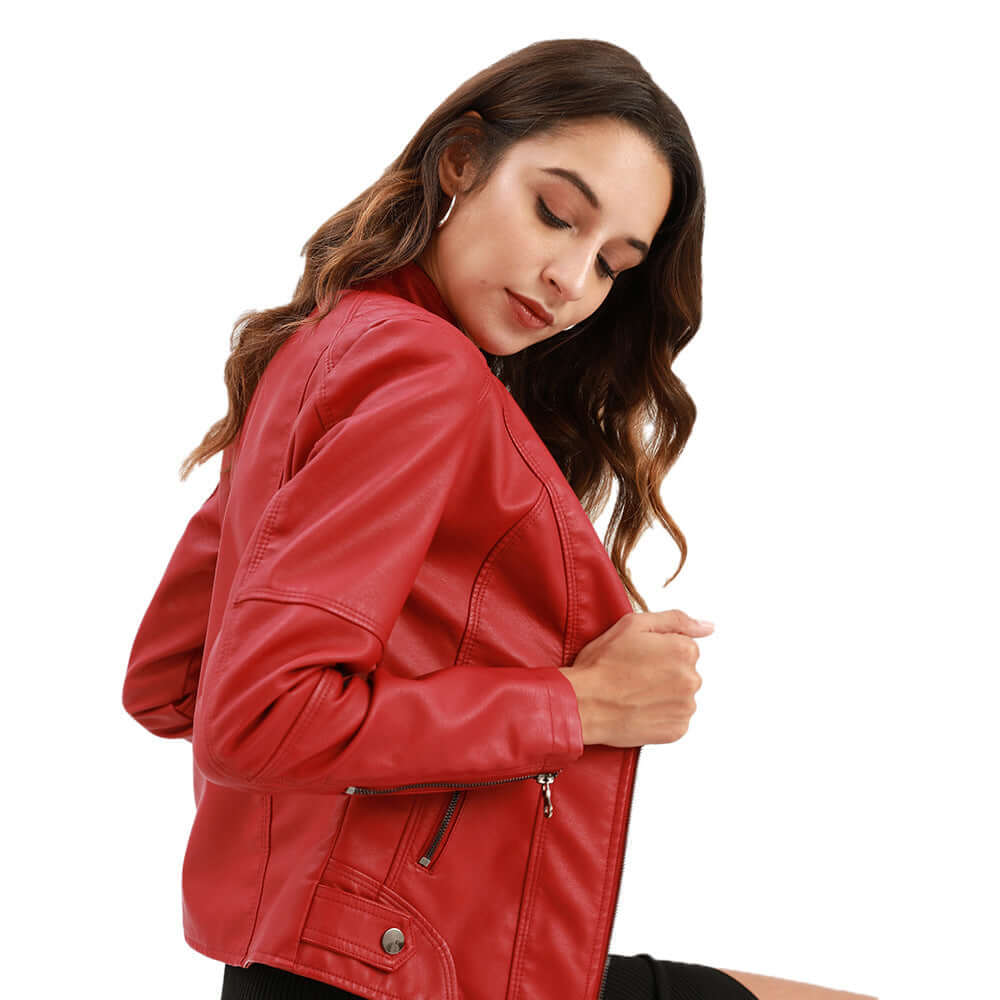 European And American Women's Leather Jackets eprolo