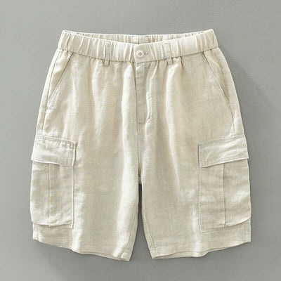 Japanese Vintage Overalls Men's Pure Linen eprolo