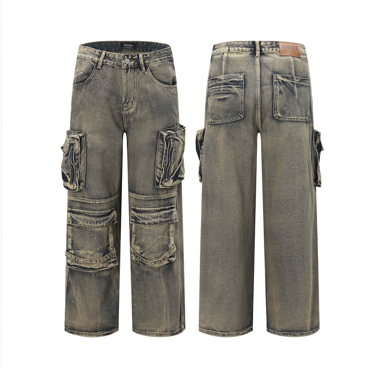 Men's Multi-pocket Loose Wide-leg Pants eprolo