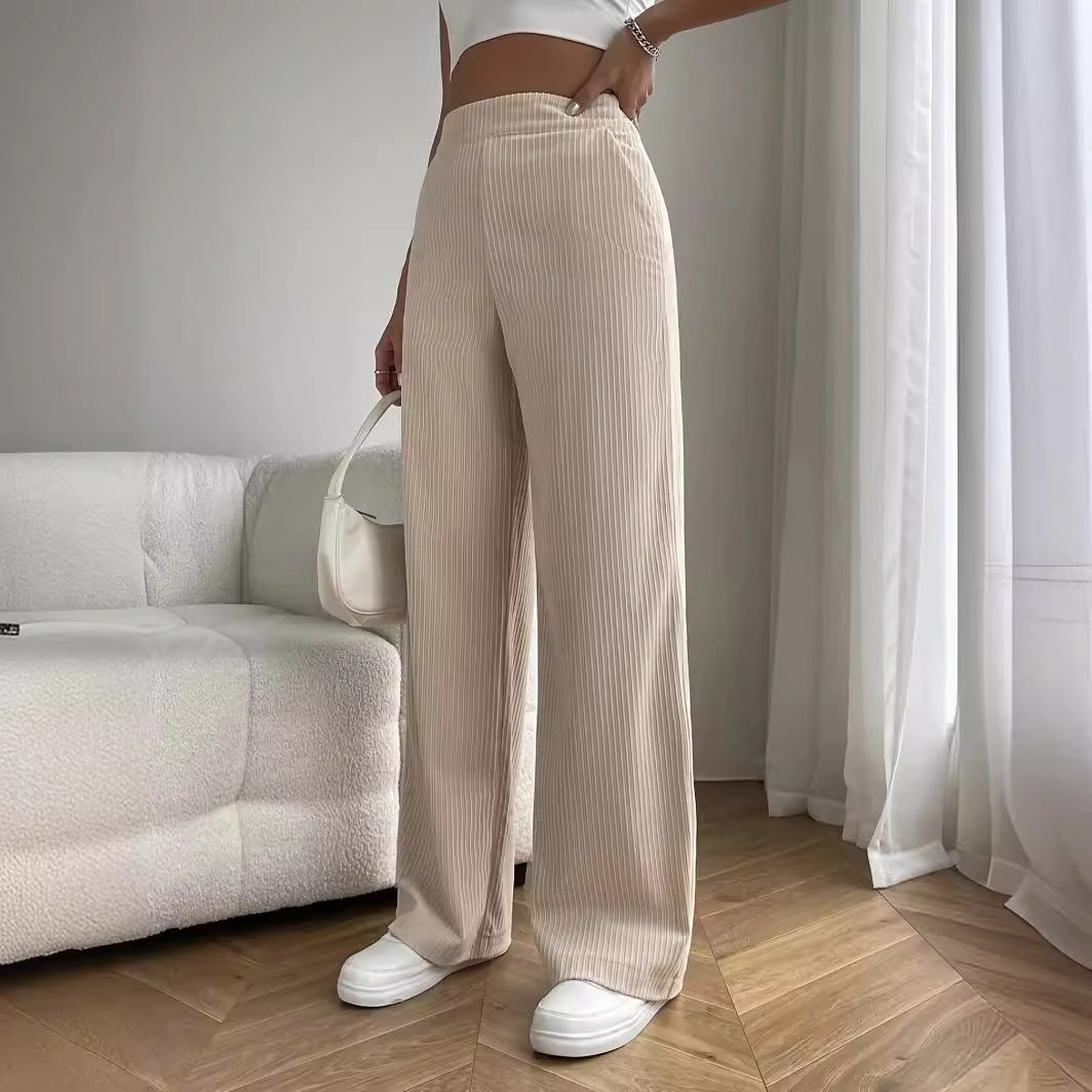 High Waist Loose Straight Wide Leg Pants eprolo