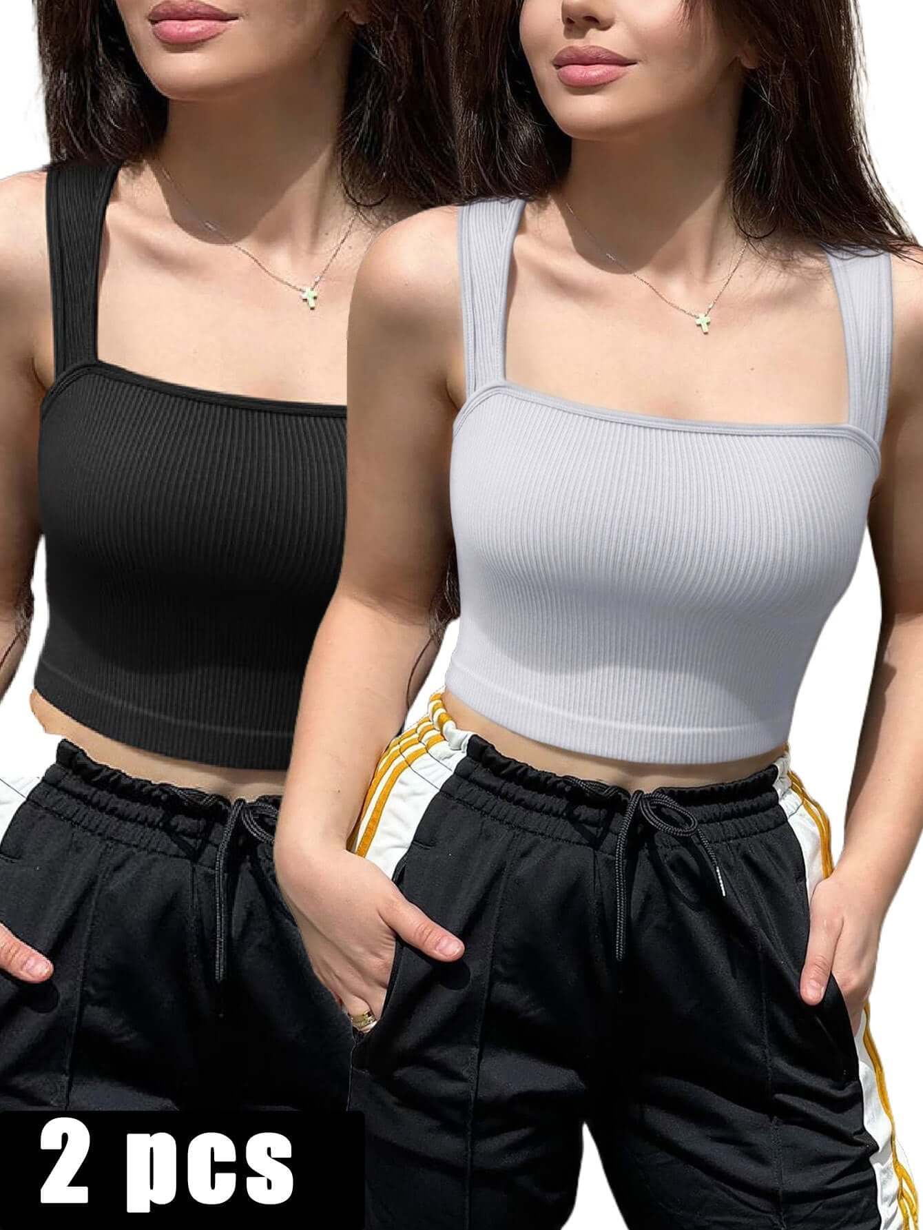 2 Piece Sports Bra Athletic Running Sports Bra Workout Bra Yoga Bra eprolo