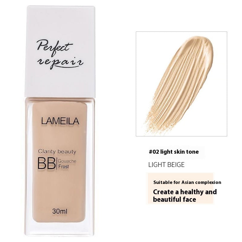 LaMeiLa Liquid Foundation Moisturizing Concealer Long-lasting Finishing Natural eprolo