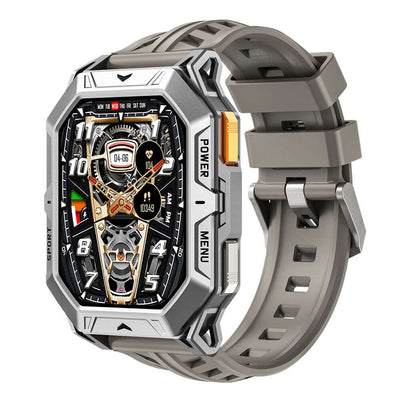 New X1PRO Smart Watch with AMOLED screen, Bluetooth calling, and waterproof features in sleek black design.