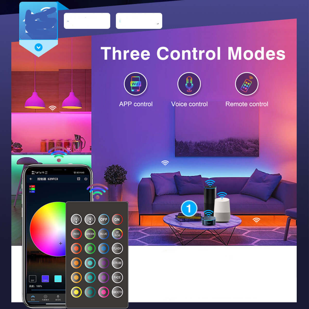WiFi Light Belt Suit Remote Control eprolo