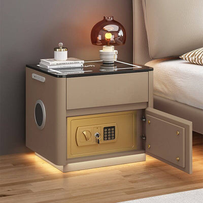 Home Bedroom Multi-functional Smart Safe Bedside Table Wireless Integrated Charging Safe eprolo