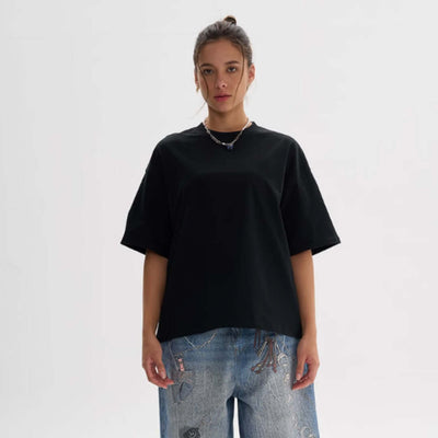 Tall And Versatile Pure Cotton T-shirt American Style eprolo