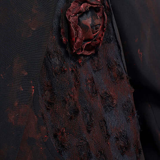Handmade Doodle Jacket Men's Autumn And Winter Night Show High-grade Suit eprolo