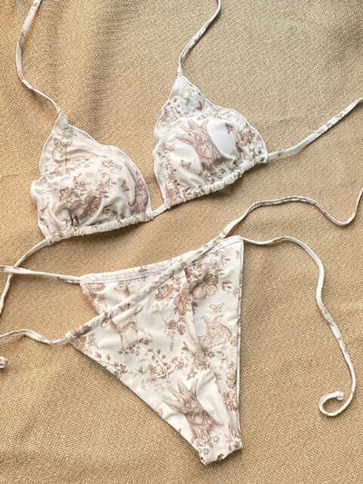 Women Floral Swimsuit  Summer Bikini Set eprolo