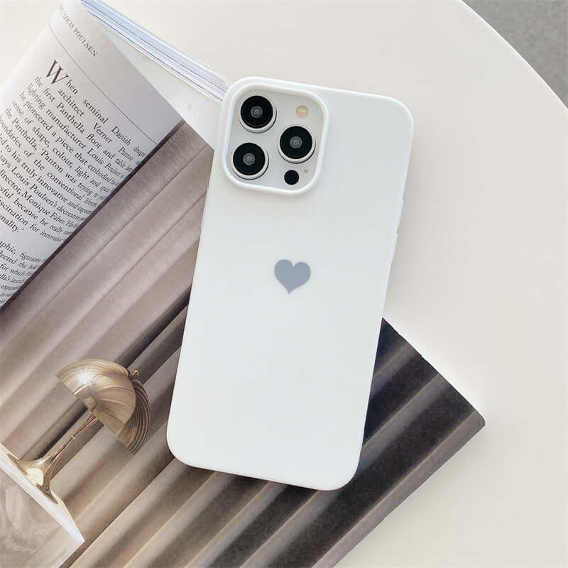 Simple Love Silicone Phone Case Drop-proof Protective Cover eprolo