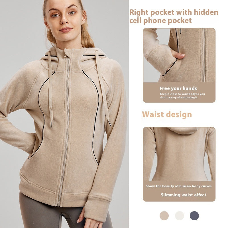 Long Sleeve Yoga Sports Jacket For Women eprolo