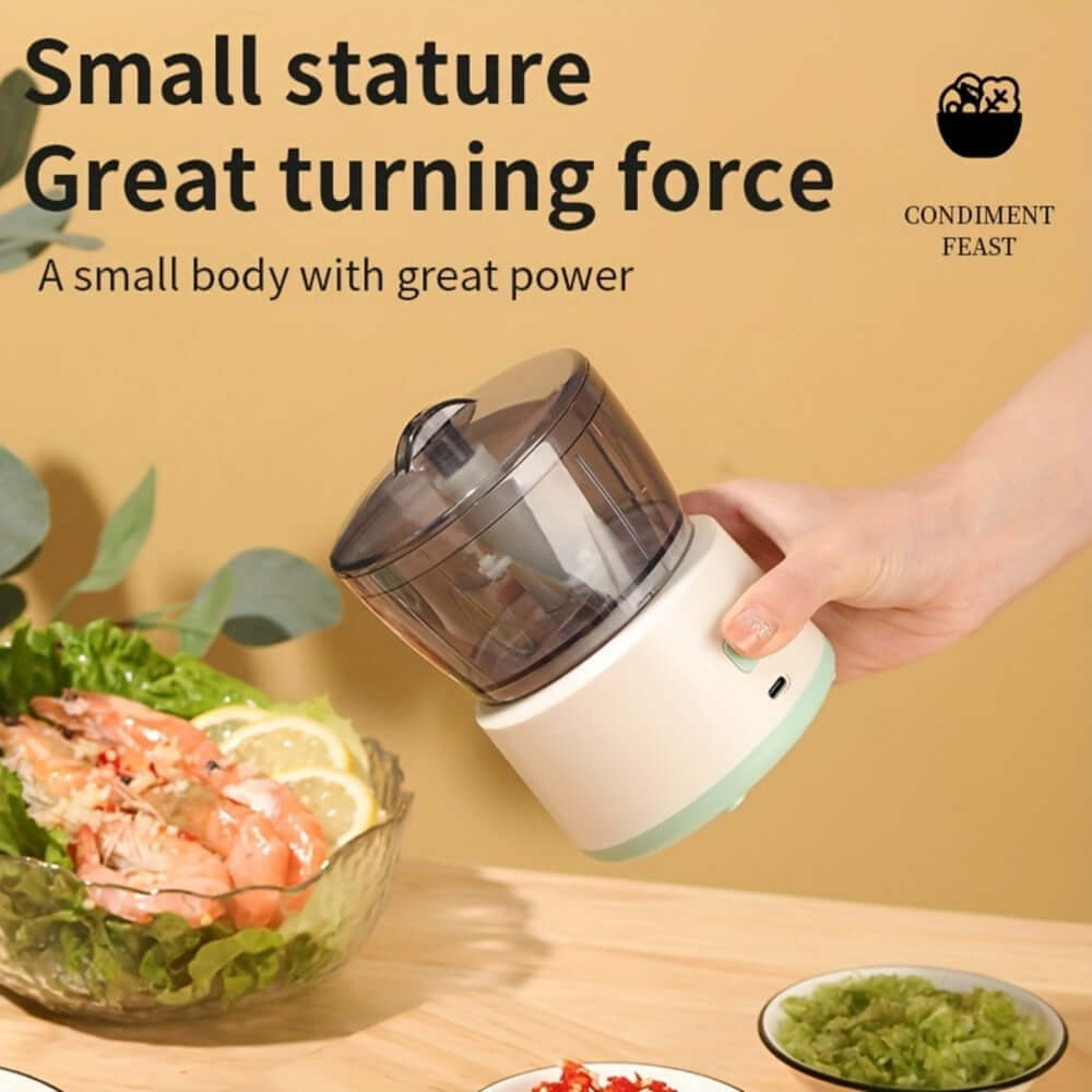 White Multi-functional Food Processor, Simple Appearance And Versatile, Multi-functional Integration, Good Helper In The Kitchen. eprolo