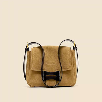 Dull Polish Genuine Leather Shoulder Messenger Bag eprolo