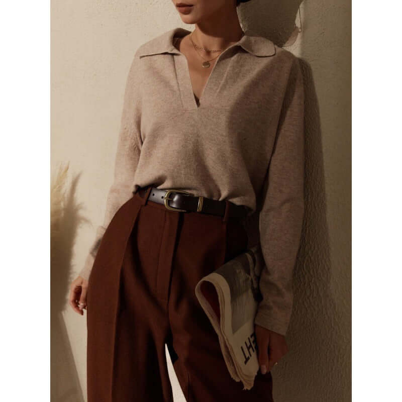Women's Sweater With Pullover Knitted Top eprolo