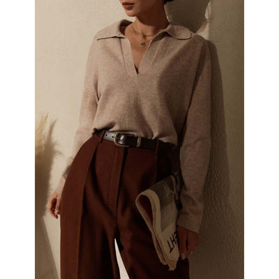 Women's Sweater With Pullover Knitted Top eprolo