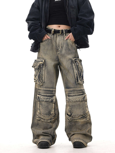 Men's Multi-pocket Loose Wide-leg Pants eprolo