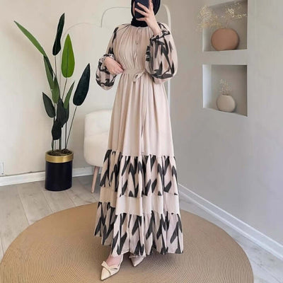 Djellaba Women's Striped Dress Dropshipman