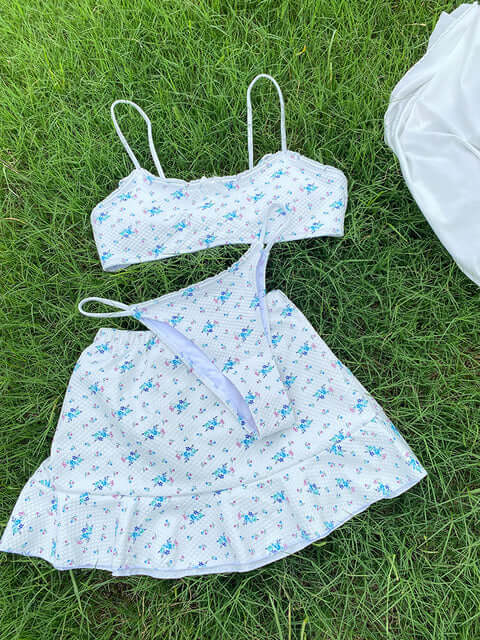 Women Floral Swimsuit  Summer Bikini Set eprolo