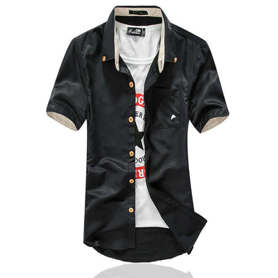 Embroidery Mens Shirts Astrazona